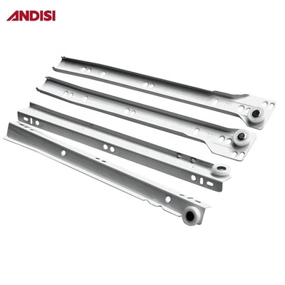 Carril deslizante de cajones de FGV para muebles modernos Capacidad de carga de 15 kg Marrón blanco o negro
