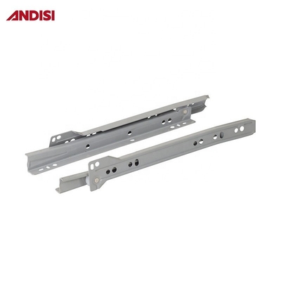 Carril deslizante de cajones de FGV para muebles modernos Capacidad de carga de 15 kg Marrón blanco o negro