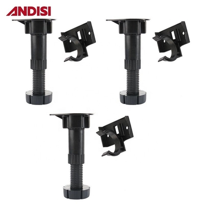 Piernas de plástico ajustables de diseño moderno para gabinete de cocina Piernas de plomo 300pcs/ctn