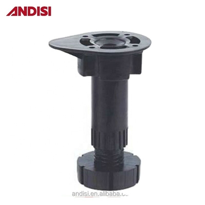 Piernas de plástico ajustables de diseño moderno para gabinete de cocina Piernas de plomo 300pcs/ctn