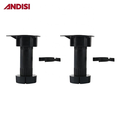 Cabinet de la cocina de acabado negro PP ABS Altura ajustable Plinth Piernas de plástico