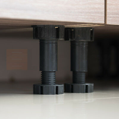 Material PP/ABS Piernas de base de cocina para muebles Alturas 3 100-170 mm Clips ajustables