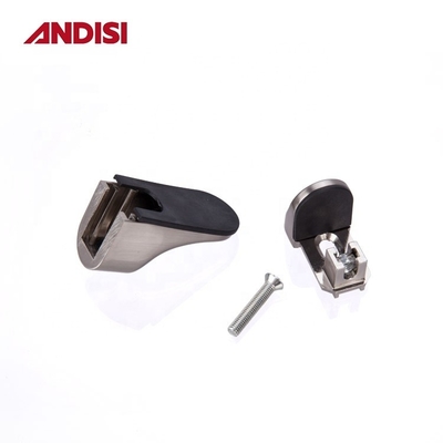 Muebles modernos de hardware soporte de estante de vidrio con soporte ajustable de vidrio a vidrio