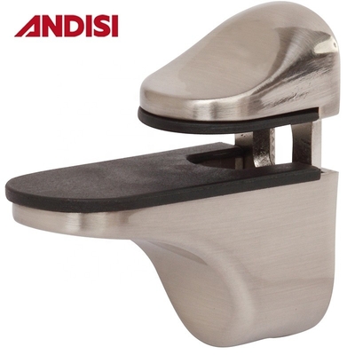 Muebles modernos de hardware soporte de estante de vidrio con soporte ajustable de vidrio a vidrio