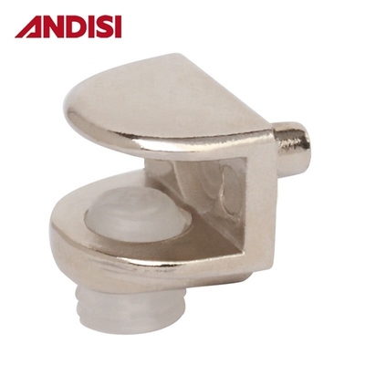 Conectores ajustables recubertos de zinc Estante soporta clips de vidrio sujetador de abrazadera para barandillas de vidrio plano