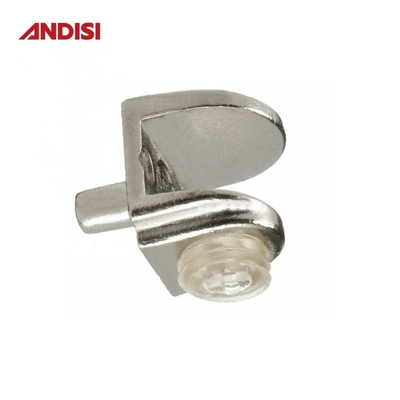 Conectores ajustables recubertos de zinc Estante soporta clips de vidrio sujetador de abrazadera para barandillas de vidrio plano
