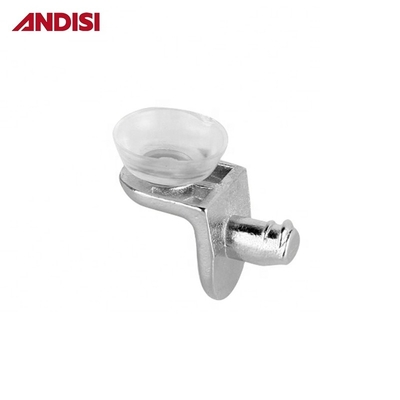 Soportador de pinzas de cristal de aleación de zinc para estantes de gabinetes Otros muebles