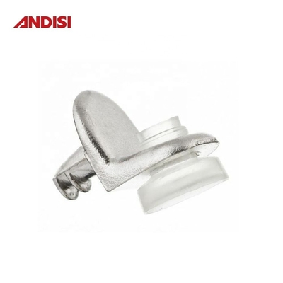 Soportador de pinzas de cristal de aleación de zinc para estantes de gabinetes Otros muebles