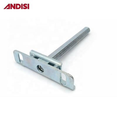 76 mm Estante flotante soporte de soporte para muebles conjunto oculto Estante de pared de hierro fundido