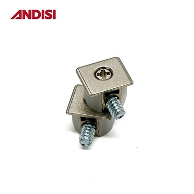 Soporte de estantería de plástico resistente con tornillos de conexión de muebles y soporte de estantería de vidrio