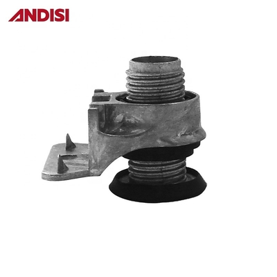 Piernas de muebles ajustables gabinete de madera aleación de zinc deslizamientos de caucho base altura de tornillo pies