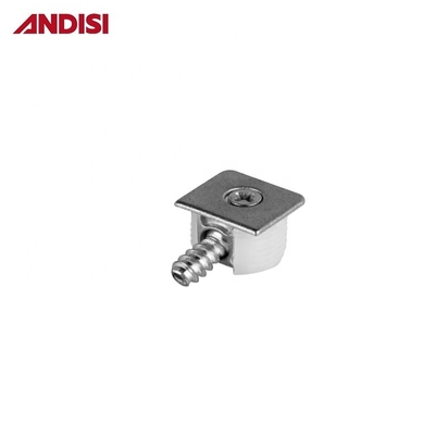 Soporte de estantería de plástico resistente con tornillos de conexión de muebles y soporte de estantería de vidrio