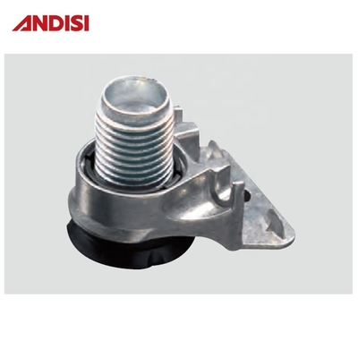 Piernas de muebles ajustables gabinete de madera aleación de zinc deslizamientos de caucho base altura de tornillo pies
