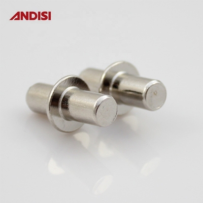 Pin de soporte de estantes metálicos de 5 mm para estantes en acero zincado/niquelado