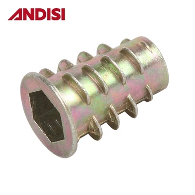 Envasado por correo de zinc de aleación de fundición a presión M6 M8 M10 Muebles hexadecimales
