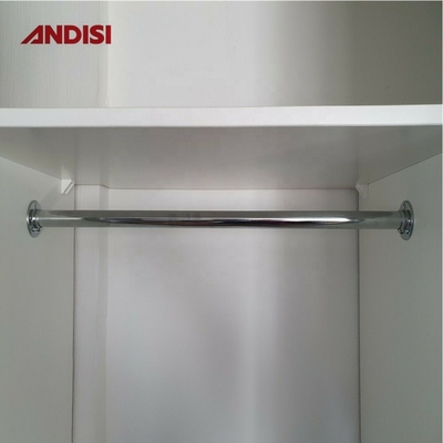 16/19/25 mm Diámetro armario tubo redondo soporte de acero de soporte de brida para la instalación