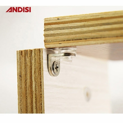 Contenedor de soporte de abrazadera de aleación de zinc y PVC para barandas de vidrio plano