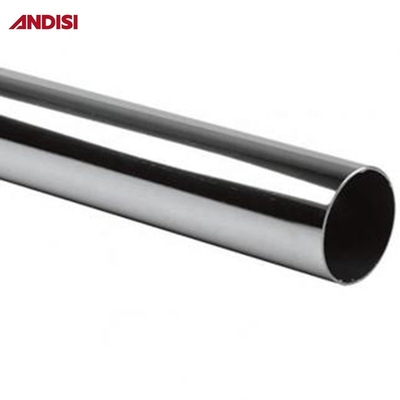 50 mm de tubo de cromo armario de ajuste del armario Rod con 19 barandillas colgantes y 25 tubos de ropa