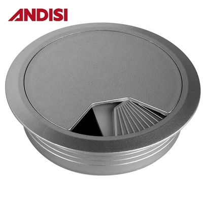 Capa de agujero cuadrado de 50 mm para cableado Componente de piezas de accesorios de muebles de hardware