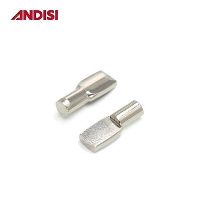 Muebles de hardware 5 mm/7 mm Acero revestido de zinc Estante de soporte de estribillo soporte de 8 mm Longitud Pins