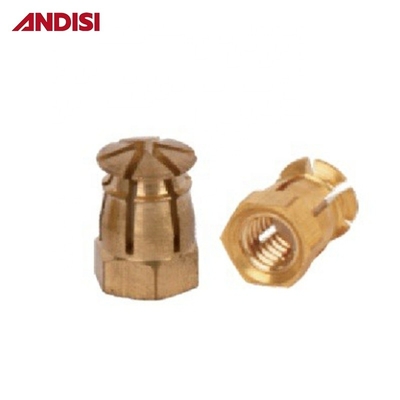 Muebles Mini Fix M6 de madera roscada de latón insert Nut con 12 mm de longitud y tipo de hilo