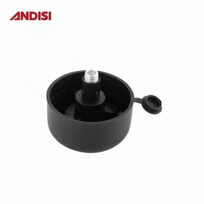 Piernas de muebles de acero y nylon con deslizamiento manual ajustable a la altura y deslizamiento por tornillo