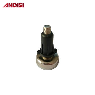 Piernas de muebles de acero y nylon con deslizamiento manual ajustable a la altura y deslizamiento por tornillo