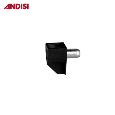 Estante de armario recubierto de níquel soporta clavijas para el armario de muebles 5mm Pin de metal