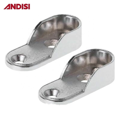Otros muebles Hardware Oro soporte de tubo oval para el armario moderno