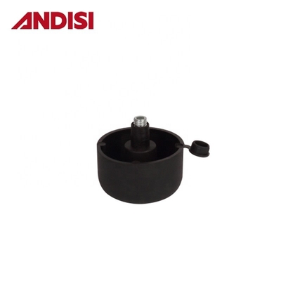 Muebles de tornillo de deslizamiento de la pierna nivelación ajustable apoyapiés para debajo del escritorio diámetro 50 mm