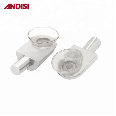 5 mm Pin Estante de madera Copo de succión de caucho Sostenedor de gabinete de muebles multifuncional