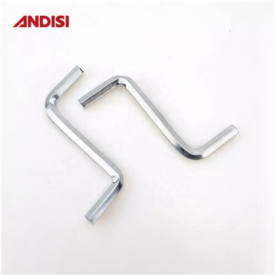 Muebles de bricolaje accesorios de hardware accesorios L y Z Tipo 4mm 6mm Hex Allen Fijaciones llave de llave de acero hexágono