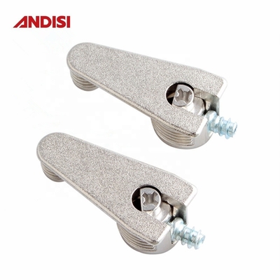 Conector de cerradura de cámara para gabinete de rosca de 20 mm Conector de conector de conector para muebles de aleación de zinc y acero
