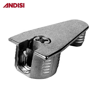 Conector de cerradura de cámara para gabinete de rosca de 20 mm Conector de conector de conector para muebles de aleación de zinc y acero