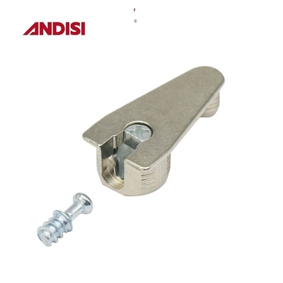 Cabinet de embalaje de correos de aleación de zinc accesorios de conexión Cerradura de cámara Conector de muebles 20mm Dia