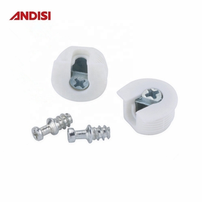 20 mm de diámetro de la cámara de conector de plástico blanco marrón para conexión de tablero y tablero