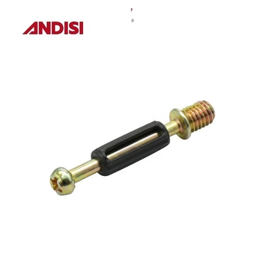Cabinet de muebles de plástico Cam Lock Mini Fix Dowel Conexión de pernos tornillos en el mejor