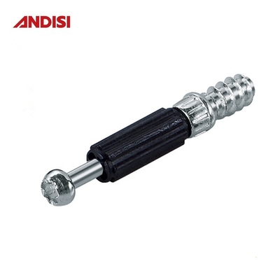 Cabinet de muebles de plástico Cam Lock Mini Fix Dowel Conexión de pernos tornillos en el mejor
