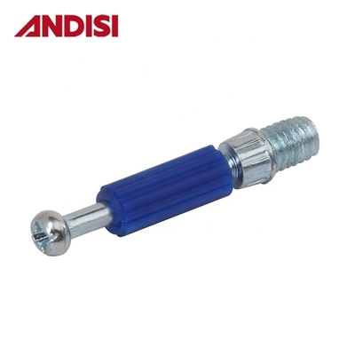 Cabinet de muebles de plástico Cam Lock Mini Fix Dowel Conexión de pernos tornillos en el mejor