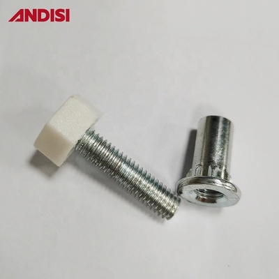 Bajo el mueble de escritorio pies con pie de tornillo ajustable y 6 mm M longitud 20/25/30/35 mm