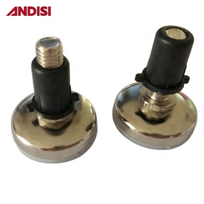 Accesorios para muebles y gabinetes de metal Pies de nivelación de deslizamiento ajustables con rosca