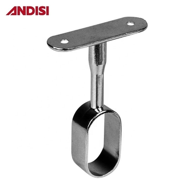 Soporte de tubos de armario recubierto de níquel para el estilo de diseño moderno