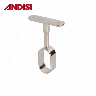 Soporte de tubos de armario recubierto de níquel para el estilo de diseño moderno