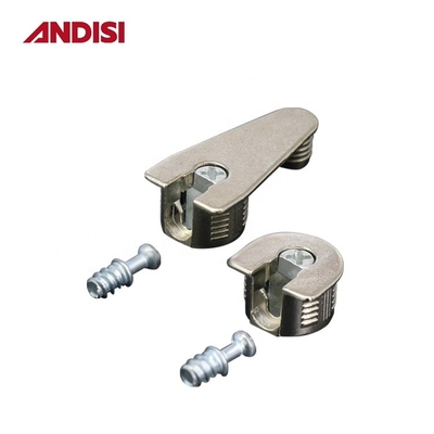Cabinet de embalaje de correos de aleación de zinc accesorios de conexión Cerradura de cámara Conector de muebles 20mm Dia