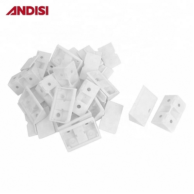 Inicio Oficina Muebles Armario Conector de soporte de plástico ABS en acabado blanco/negro/marrón