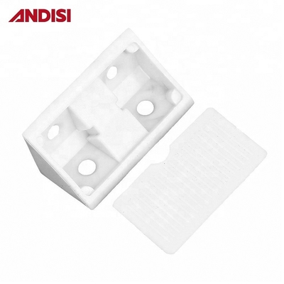 Inicio Oficina Muebles Armario Conector de soporte de plástico ABS en acabado blanco/negro/marrón