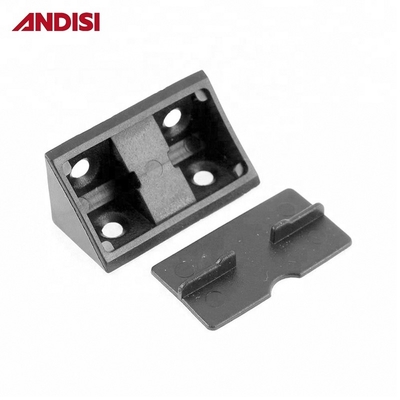 Inicio Oficina Muebles Armario Conector de soporte de plástico ABS en acabado blanco/negro/marrón