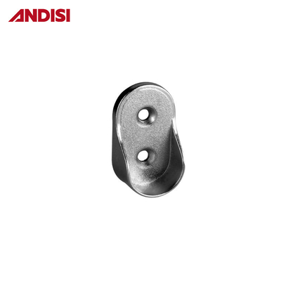 longitud 44mm Zinc de aleación de armario accesorios para 30x15mm tubo oval soporte de tubo oval