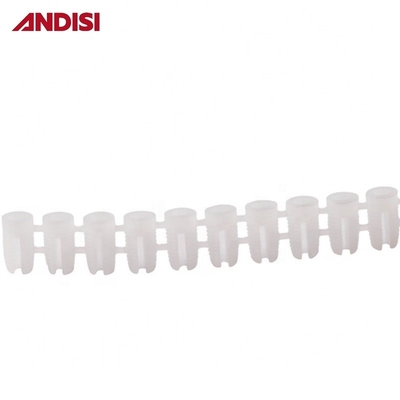 Muebles Mini Fijación de plástico transparente de expansión de manga de conexión de Nylon Nut para tornillo