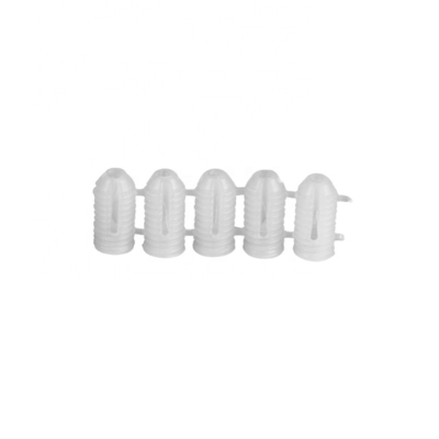 Muebles Mini Fijación de plástico transparente de expansión de manga de conexión de Nylon Nut para tornillo
